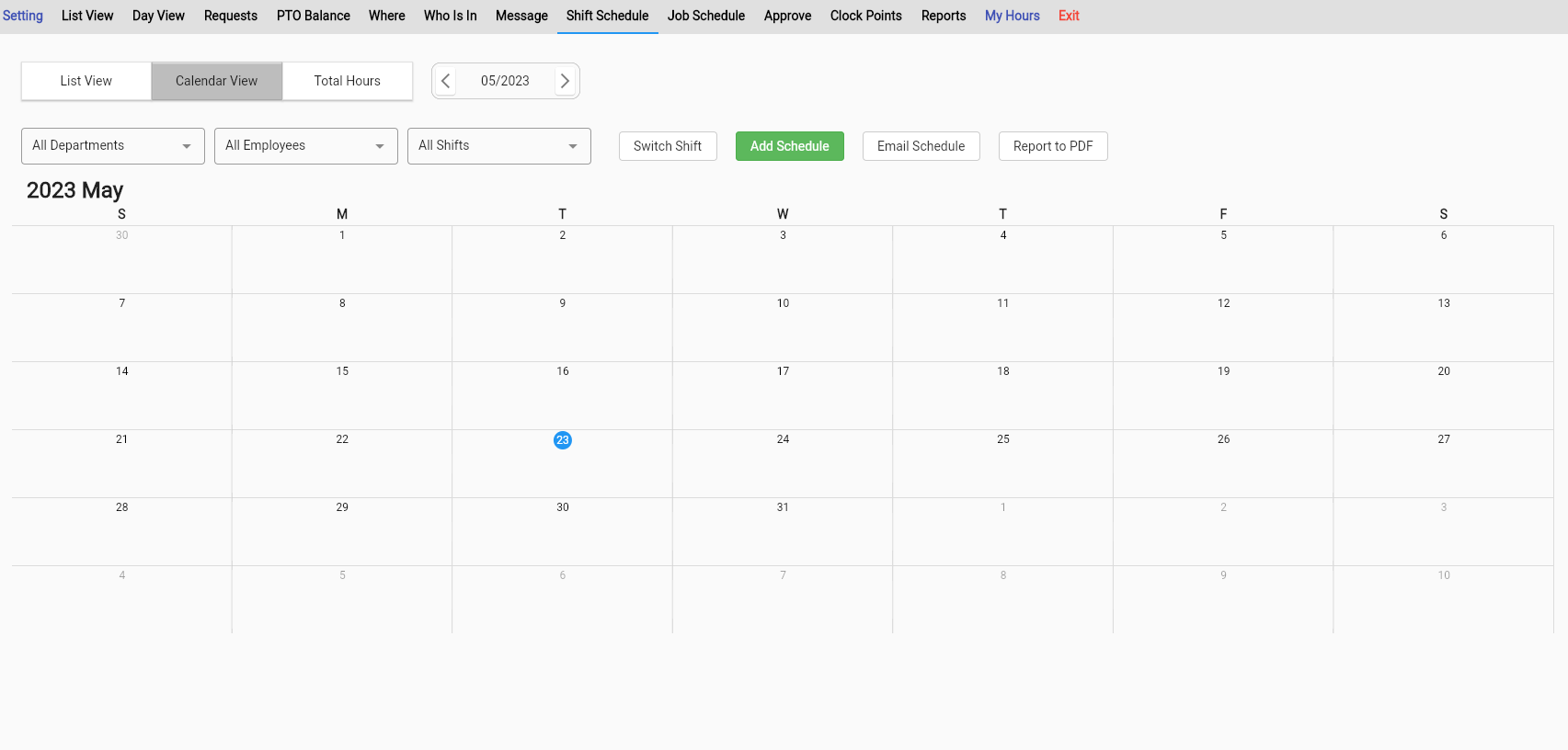 shift-schedule